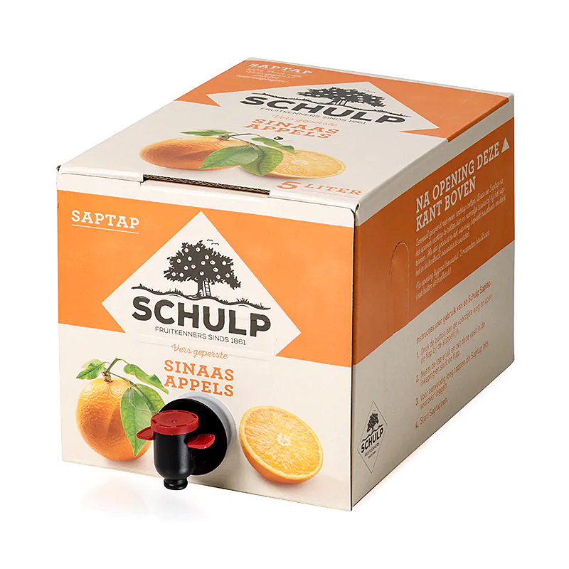 Sinaasappelsap schulp saptap 5L