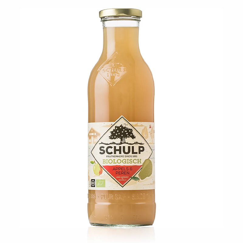 Biologische appel peren sap 750ml